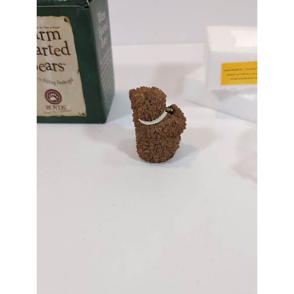 Boyds Bears DANIEL T BEAR Christmas Holiday Valentines Resin #229007 Love Poems - Picture 8 of 9